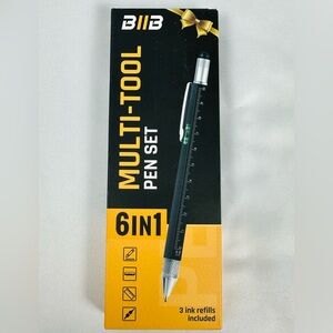 Multi-Tool Pen Set - Black
